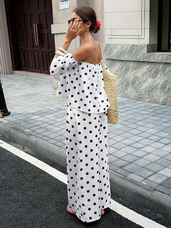 Zylen Co ord Set - White