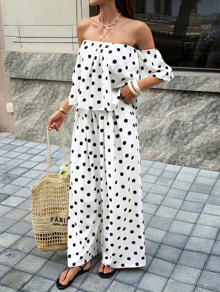 Zylen Co ord Set - White
