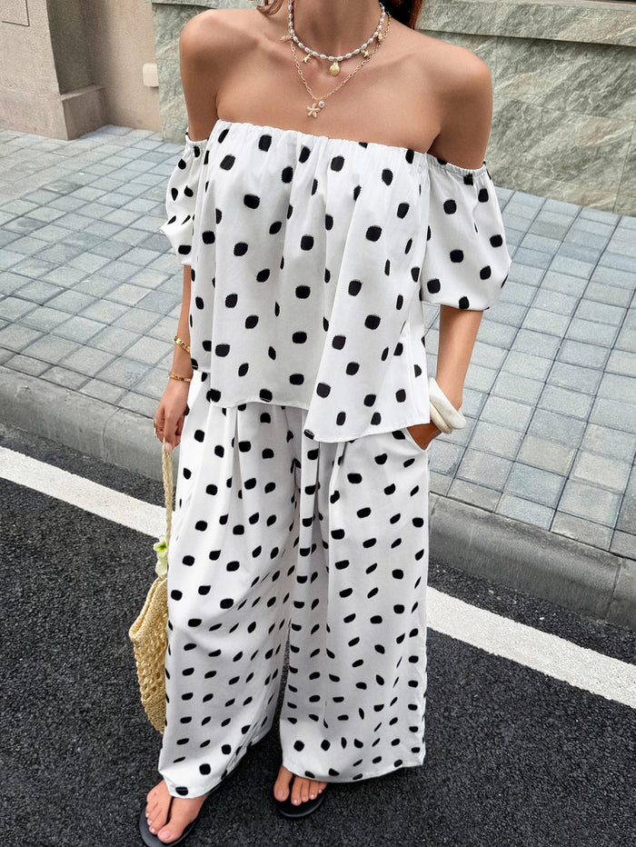 Zylen Co ord Set - White