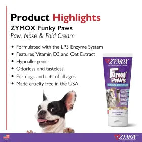 Zymox Funky Paws - 3.2 oz. tube